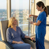 Hospital Gown with Snap Sleeves