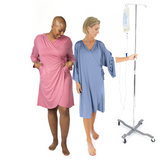 hospital gown with snaps