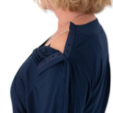 Snap sleeves from collar to hand 