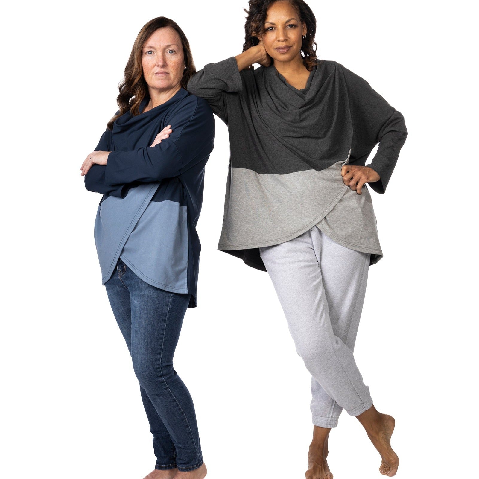 The KickIt Cardigan is a versatile garment, offering anT. Additionally, it serves as a reliable companion for staying cozy during chilly infusion sessions and is ingeniously tailored to provide comfort during chemotherapy treatments. Designed with consideration for individuals with limited arm mobility, the KickIt Cardigan has a single snap on top of the shoulder, ensuring effortless wear and removal. Its timeless design transcends seasons, adding a touch of elegance to any ensemble.