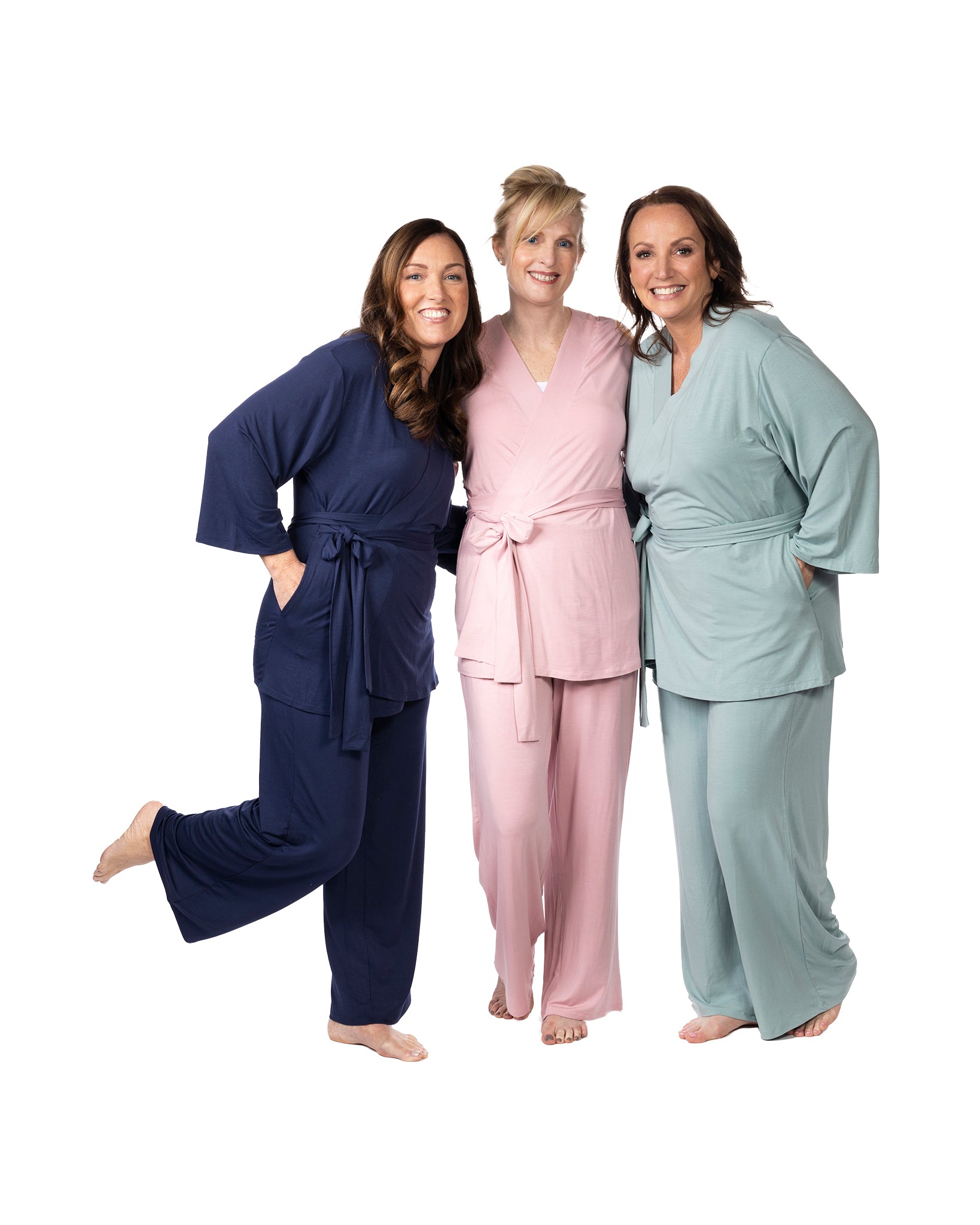 Mastectomy Pajamas with Inside Pockets for Surgical Drain Management