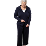 Navy Recovery Set dual zipper functionality
