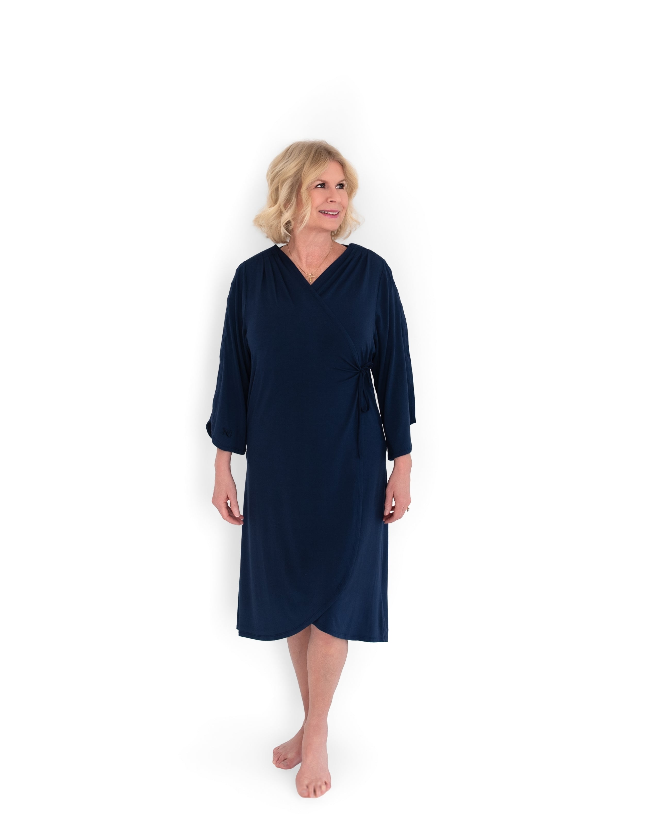 Navy hospital robe