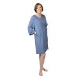Hospital Gown with Snap Sleeves