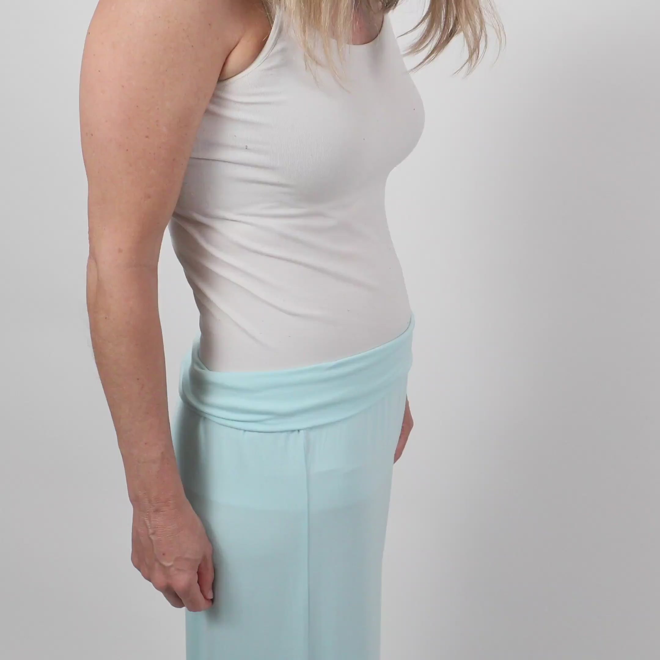 adaptive fold down waist pants 