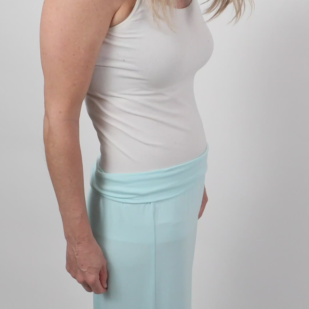 Fold down waist high rise and low rise