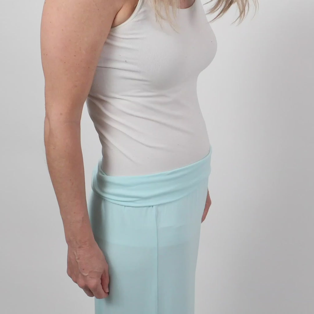 Fold down waist high rise and low rise